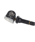 GM Tire Pressure Monitoring Sensor With 10 Year Battery Life, Easy Install, Reliable TPMS Replacement Part For Your Vehicle, Seamless Communication With Your GM TPMS Module, Durable And Trusted black GM TPMS sensor with valve stem