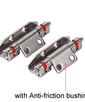 Heavy Duty Cabinet Door Hinges In 304 Stainless Steel For Reliable Switchgear Setup And Quick Diy Swaps, showing anti-friction bushing.