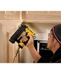 Craftsman using 18 Gauge Precision Point Brad Nailer With Compact Nose For Five Eighths Inch To Two And One Eighth Inch Nails