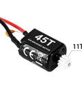 Beefed Up Brushed Motor With Mount For Losi Micro B And Micro T RC Cars 45T Plastic Pinion High Speed Acceleration