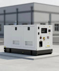Heavy Duty Portable Generator Set With High Power Output And Quiet Operation in an outdoor setting, business-ready power solution