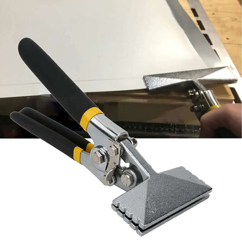 Heavy Duty Sheet Metal Hand Seamer With Straight Bending Pliers Pro Grade Manual Metal Bender Tool for Steel and Plastic