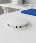 White Plastic Screw Hole Plugs For 2 Inch Round Holes No Fuss Snap In Locking Fasteners 20 Pack Matte Finish Covers