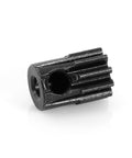 Close-up of a single gear from Beefed Up 48DP Metal Pinion Gear Set For One Eighteenth Scale RC Cars With Hardened Steel CNC Machined 14T 10T 9T