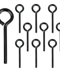 10 Pack 5 32nd Inch Standard Hex Dogging Key With Full Loop Keychain Solid Metal Allen Key Wrench Set For Panic Exit Bar Devices Fits On Your Key Ring Durable Compact Design For Easy Carry On Any Key Ring And Tool Kit