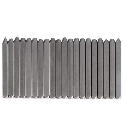 Metal Jewelry Anvil Chisel Kit With Punch Stamp Molds For Jewelry Making And Metal Carving Pro Grade Tools Set 20pcs steel stamps