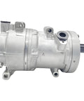 Factory Style Electric AC Compressor Assembly For Toyota BZ4 Hybrid EV Offering ESH34C Build And R134a Refrigerant Flow side view.