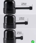 Black 20mm On Off Lamp Switch Knobs Replacement Pack Of 4 For Table And Floor Lamps Easy To Install In Seconds