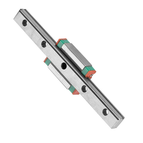 Miniature 9mm Wide Rail Guide Slide Block With Steel Bearings, 2 Pieces, LML9B, Precision Sliding For CNC Machines, Automatic Equipment, And Precision Measuring Tools, Includes Easy Lubrication Inlet For Smooth Motion