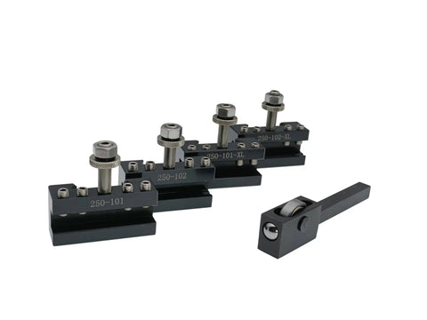 Turning And Facing Lathe Tool Holder Set For Quick Change Tool Post Includes Four Tool Holders And One Lathe Burnishing And Rolling Tool For Smooth Surface Finish And Precision Turning Without Grinding