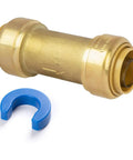KAINGA 3/4 in brass push-fit check valve with blue disconnect clip