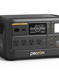 Front view of Your All In One Portable Power Station With 960Wh LiFePO4 Battery And 1500W Pure Sine Wave Output, displaying ports and controls.