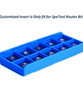10 Piece Heavy Duty Square Carbide Inserts For Slab Flattening Router Bits 12mm By 12mm 2.2mm Thick 35 Degree
