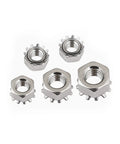 Top Shelf Size 8-32 Keps Nuts With External Tooth Lock Washers Crafted From Badass 304 Stainless Steel for secure anti-vibration use.