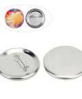 56mm Metal Badge Making Kit With Pin Back Button Parts For DIY Craft Projects And Wearable Badges Includes Tinplate Front Covers