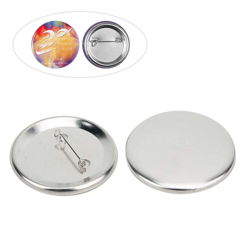 56mm Metal Badge Making Kit With Pin Back Button Parts For DIY Craft Projects And Wearable Badges Includes Tinplate Front Covers