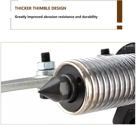 Close-up of 30T Hydraulic Gear Puller Kit With 2-Jaw And 3-Jaw Separator Tools showcasing thicker thimble design.