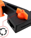 Close-up of adjustment knob on Eight Inch Quick Grip Clamps Four Pack Adjustable Wood Clamps For Woodworking Bar Clamps For Furniture Assembly