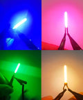 4-Pack Red Flexible LED Filament Strands, 300mm Length, Same-End Terminals For Easy DIY Wiring, 3V Diode in different color glows