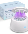 Pro Grade Ultrasonic Retainer Cleaner Machine with 45kHz power and UV lights for night guards, braces, aligners, toothbrushes, jewelry, 200ml
