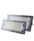JUDYSSY 50W 100W Uv Led Flood Light Ip65 Waterproof Ac220 240 Outdoor Floodlight showing two LED panels with reflective design.