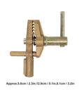 800A Brass Welding Ground Clamp With Rubber Sleeve, 35mm opening side view