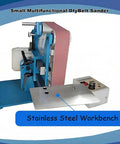 Heavy Duty Vertical And Horizontal Belt Sander With Brushless Motor, Tough As Nails Steel Frame For Wood And Metal Refinishing.