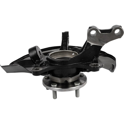 Two Piece Front Left And Right Wheel Hub Bearing Knuckle Assembly For Toyota Highlander 2004 2005 2006 2007 2.4L 3.3L Direct Fit OEM Reference 698442 698443 Premium Quality close-up view
