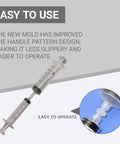 Individually Wrapped Luer Lock Fittings 100 Pack With Anti Slip Grip Syringe Connectors And Caps For Lab And Industrial Use Female To Female Couplers Heavy Duty Pro Grade J560M PP, syringe connector close-up