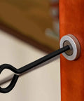 12 Piece Hex Dogging Key Set With Full Loop For Key Ring in use on a door, showing durability and functionality in exit devices.