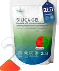 Two Pounds of Heavy Duty Silica Gel Desiccant Balls With Serious Moisture Soaking Capacity For Electronics And 3D Filament Keeps Your Gear Hella Dry No Sweat Required in reusable packaging.