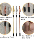 Three Piece Bracelet Helper Tool Set For Easy Necklace And Watch Clasps Zippers And Craft Adjustments In Gold Silver And Rose Gold Finishes