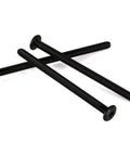 Heavy Duty Quarter Inch By Twenty Flat Head Socket Head Screws Furniture Bolts Countersunk Connectors Stainless Steel 304 Black Oxide