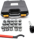Pro Grade MT3 Shank ER32 Chuck Spanner Set With 15 Pcs Collets M12 Holder in carrying case for milling and lathe 3-20mm range
