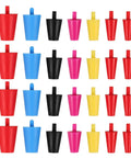 Top 60 Silicone Plugs Kit For High Heat Resistant Conical Hole Covers Perfect Spray Paint Masking Tools With Easy Use Design To Keep Coating Protected And Surfaces Spotless Like Boss assorted silicone plugs set shown in red blue black pink and yellow