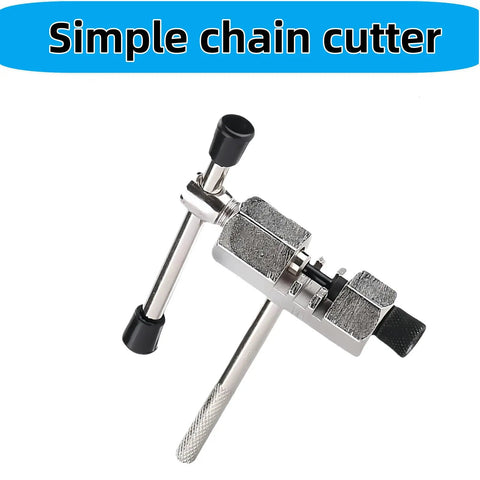 Bike Crank Removal Tool and Bottom Bracket Extractor Set with 16mm Wrench Pro Grade Maintenance Kit For Universal 20 Tooth Spline and Square Taper Cranks on Mountain Bikes, displaying simple chain cutter