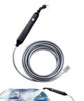 Electric Plant Sprayer Battery Powered Wand Automatic Handheld Watering Sprayer Telescopic Reach with coiled hose