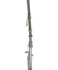 Heavy Duty Stainless Steel Truck Jib Crane With 1000 Lb Capacity And Telescoping Boom side view showing the lifting mechanism.