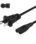 Nine Point Eight Foot Sewing Machine Power Cord 2 Prong Cable for Home Sewing Machines with ABS PC Tough As Nails Wire