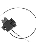 Rear Trunk Latch Lock Actuator Motor 64600-53060 for Lexus IS F IS250 IS350 2006-2013 with Cable Rod, top view
