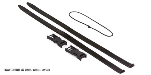 Every Dive Carry Spearfishing Knife 4.5 Inch Blade 420 Stainless Steel Teflon Coated includes rubber leg straps and lanyard