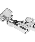 Close-up of Two Pack 165 Degree Slow Close Concealed Cabinet Hinges With Damping For Kitchen Wardrobe And Furniture Easy Self Close Hardware With Screws Half Cover Silver Replacement Hardware LIFKICH
