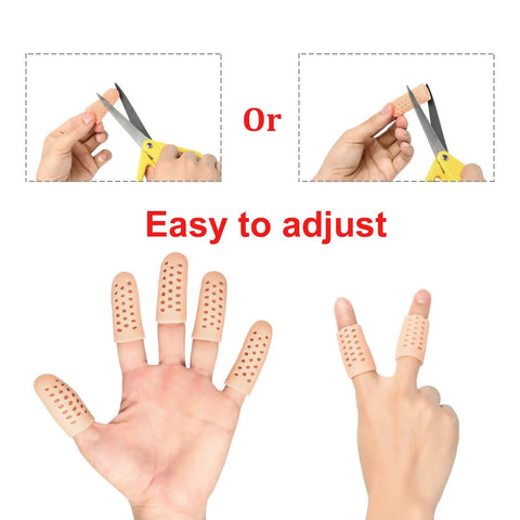 Breathable Gel Finger Cots Pack For Real All Day Comfort No Latex Hassle Silicone Finger Covers With Hole Reusable 14 Piece Set