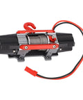 Check Out This Sick CNC Metal RC Dual Motor Winch For Your Truck, featuring a compact design with durable steel and electric hook.