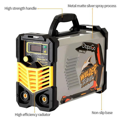 160A MMA Beast Arc Welder With IGBT Inverter And Digital LCD Display Hot Start Anti-Stick Arc Force, compact and portable design