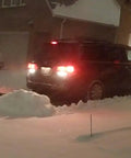 Minivan using Snow Plow For Cars And ATVs Mounts By Hitch Fold Up Lightweight 78 Inch Curved Blade Clears 10 Inch Snow