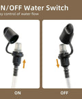 1.75L Hydration Panel For Vests With Leakproof Reservoir, 105cm Detachable Tube And Silicone Bite Valve showing on/off switch