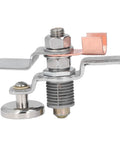 Heavy Duty Magnetic Welding Ground Clamp With Arc Plate For Steel Jobs showing a metal clamp with copper contact for secure grounding during welding.