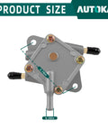 Top view of Fuel Pump For EZGO TXT Medalist Golf Cart Four Cycle 295cc And 350cc Robin Engine Direct Fit Replacement 72021 G01