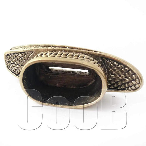 Bronze Guard Bolster For Custom Knife Making Hand Cast Pommel Guard For Hunting Knife Builds Solid Metal DIY Knife Accessory